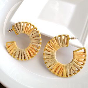 New! Anthro Open Hoop Earrings